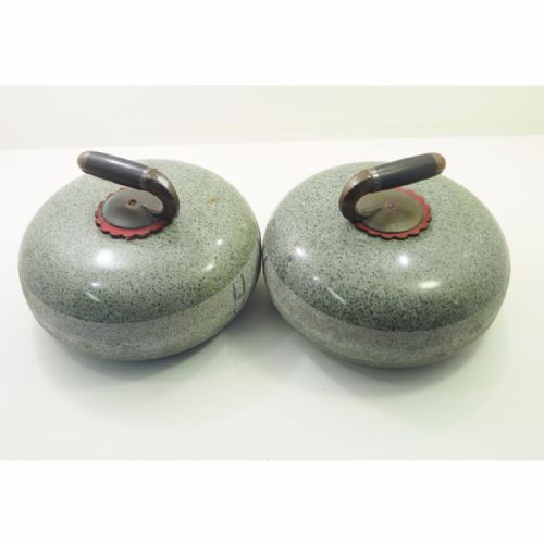 Fine Pair of Scottish Granite Curling Stones