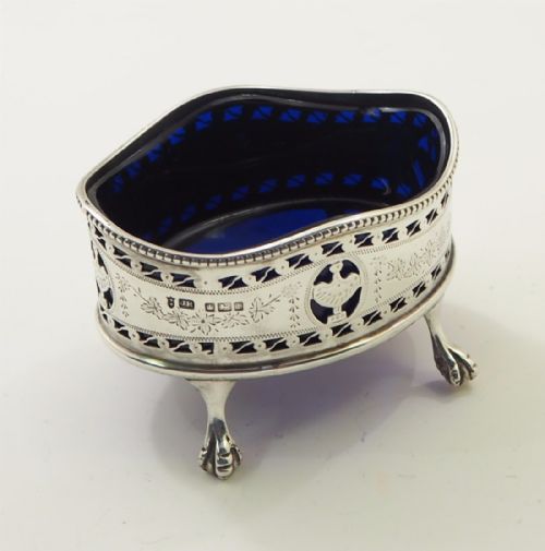 Good Regency Style Silver Salt Cellar. 1911