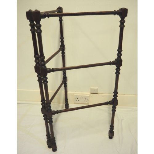 Good 18th Century Mahogany Folding Towel Rail