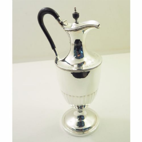 Super Victorian Silver Claret Jug. London 1887