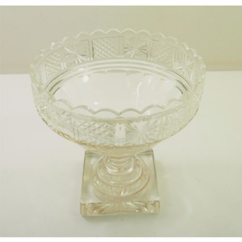 Fine Georgian Cut Glass Punch Bowl. C. 1830