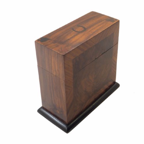 Beautiful French Walnut & Tulipwood Card Box