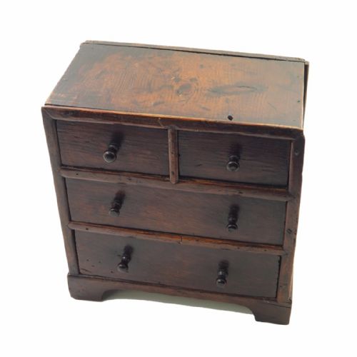 Gorgeous 18th Century Miniature Spice Chest