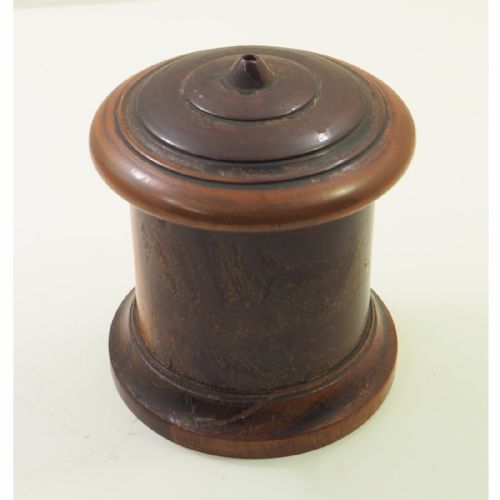 19th Century Turned Lignum String Box