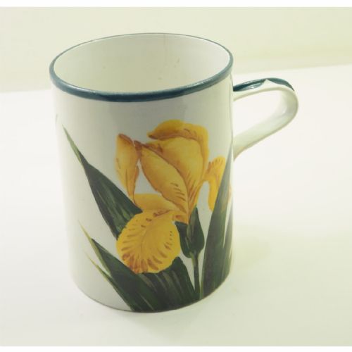 Rare Yellow Iris Wemyss Large Tankard
