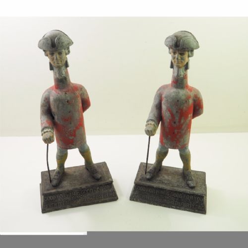 Unusual Pair of Whitbred Advertising Figures