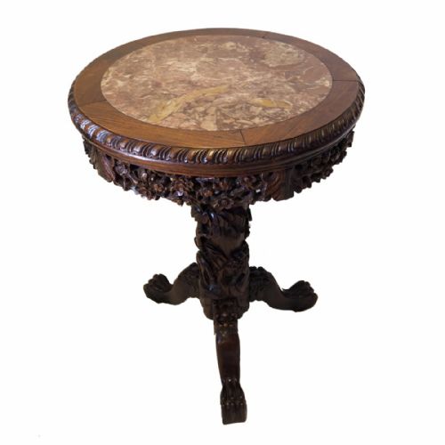 19th Century Chinese Birdcage Tripod Table