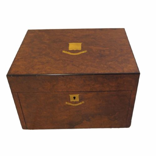 Superb 19th Century Burr Walnut Ladies Box