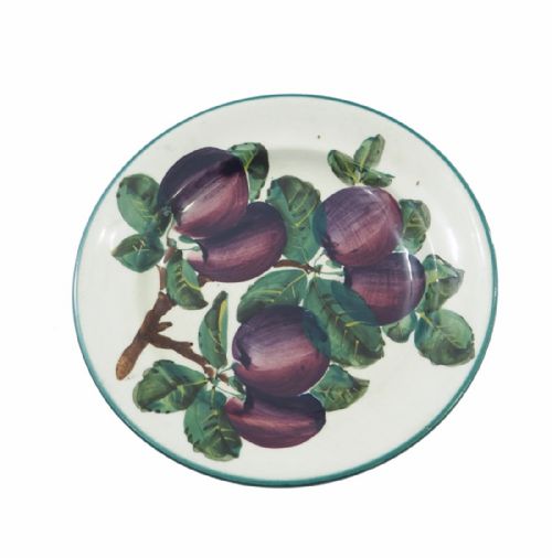 Superb Scottish Wemyss Purple Plums Plate