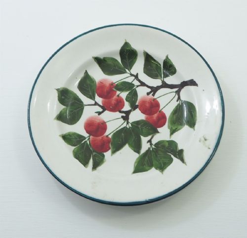 Early Scottish Wemyss Ware Cherries Plate