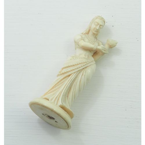 Beautiful Carvged Ivory Figure of a Lady
