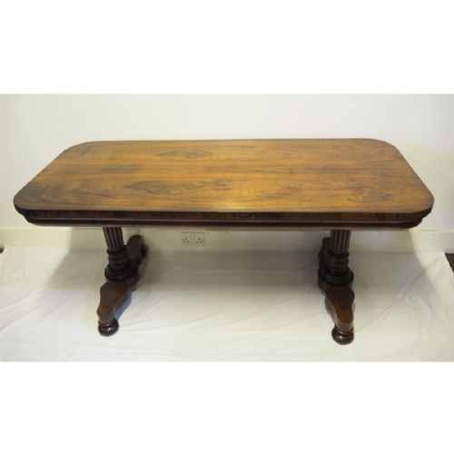 Large Regency Rosewood Gillows Library Table
