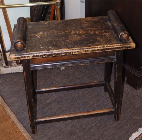 19th Century "Country House" Pine Stool