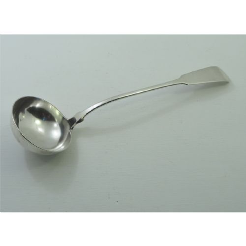 Large William IV Scottish Silver Ladle. 1834