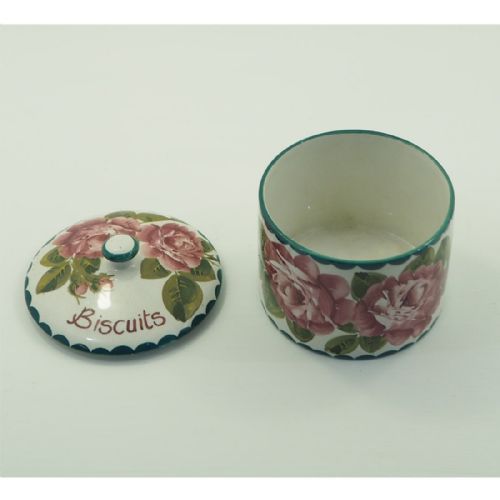 Scottish Wemyss Ware Biscuits Container