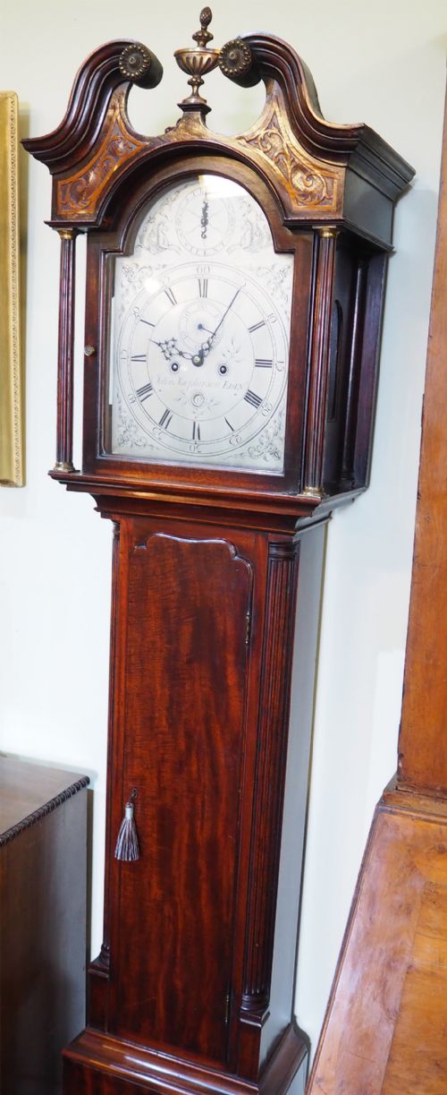 fig 2. 18th CENTURY EDINBURGH MAHOGANY LONGCASE