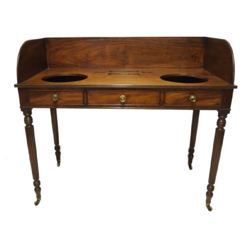 fig 1. FINE GEORGIAN GILLOWS MAHOGANY WASHSTAND