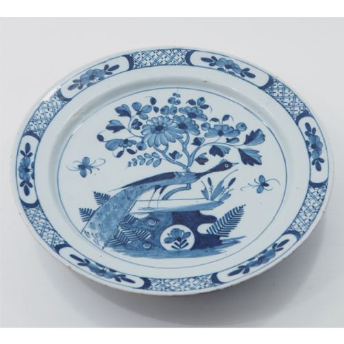 Large 13" 18th Century English Delft Charger