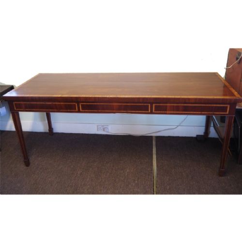 Huge Georgian Irish Mahogany Serving Table