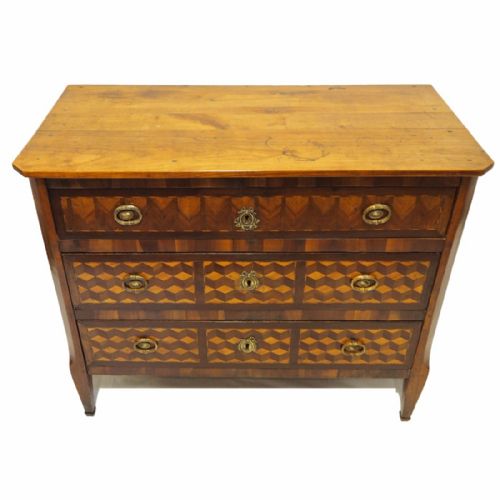 18th Century Continental Parquetry Chest