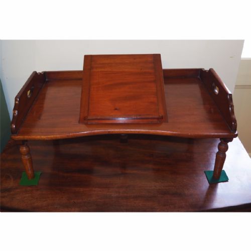 19th Century Mahogany Bed Tray