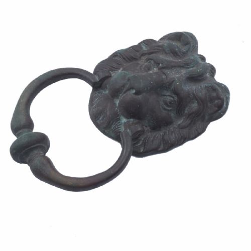 Georgian Brass Lion Face Door Knocker