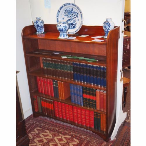 Late Georgian Mahogany Open Bookshelves
