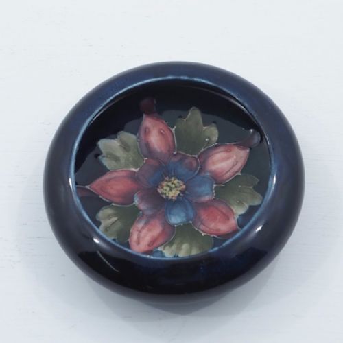 Moorcroft Columbine Inverted Rim Bowl.