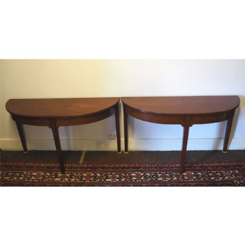 Pair of Narrow Georgian Hall Tables