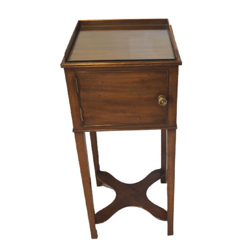 George III Mahogany Bedside Cupboard