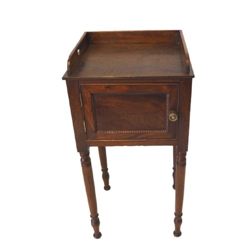 Georgian Scottish Mahogany Bedside Cabinet