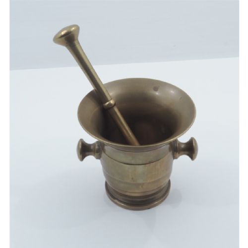 Early 18th Century Brass Mortar & Pestle