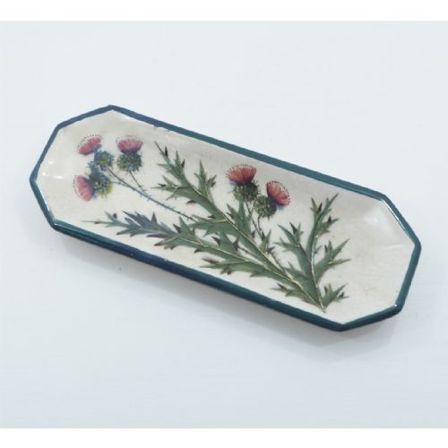 Early Wemyss Thistles Comb Tray