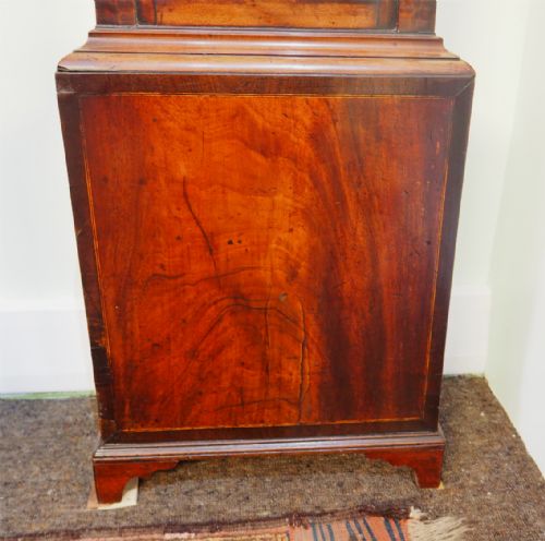 fig 1. FINE SCOTTISH MAHOGANY 8 DAY LONGCASE CLOCK