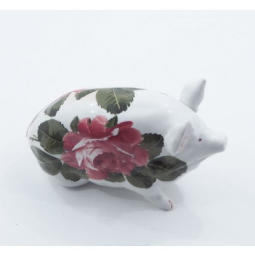 Good Wemyss Ware Cabbage Roses Pig