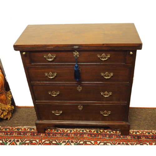 George II Red Walnut Batchelors Chest