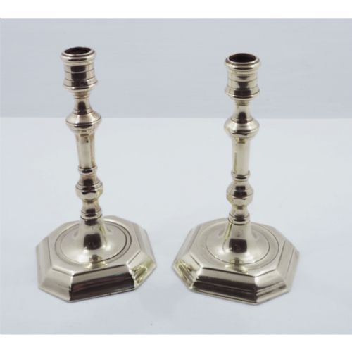 Fine Pair of Early Georgian Candlesticks