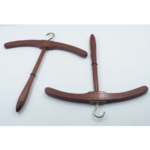 Two Regency Mahogany Wig Hangers