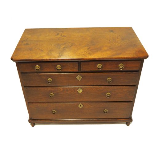 George I Solid Walnut Chest of Drawers