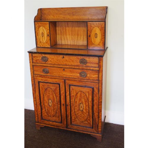 19th Century Colonial Satinwood Cabinet