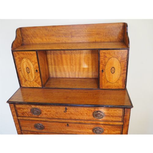 fig 2. 19th CENTURY COLONIAL SATINWOOD CABINET