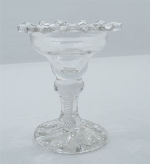 18th Century Opaque Twist Sweetmeat Dish