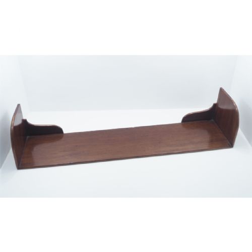 Large 19th Century Mahogany Book Trough