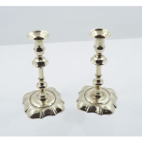 Fine Pair of Early 18th Century Candlesticks