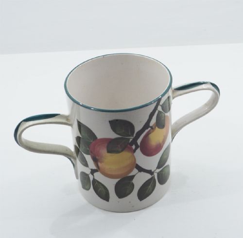 Large Early Wemyss Twin Handled Tankard