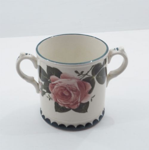 Fine & Rare Scottish Wemyss 2 Handled Tyg