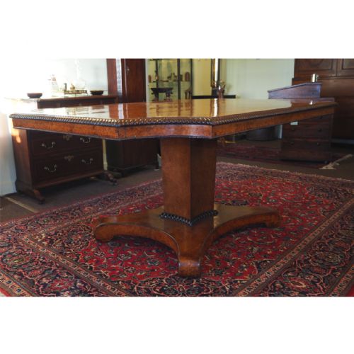 fig 2. IMPORTANT REGENCY AMBOYNA BREAKFAST TABLE