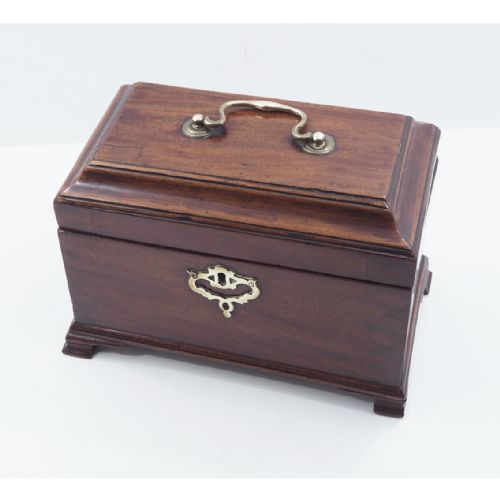 Good George III Mahogany Tea Caddy