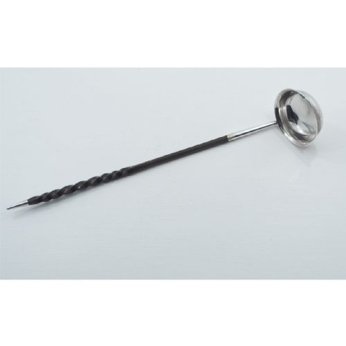Georgian Silver & Whale Bone Toddy Ladle