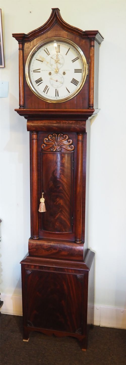 Scottish Mahogany 8 Day Longcase Clock